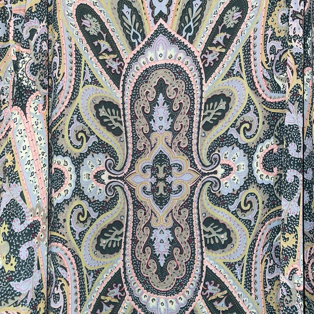Love Sam Casa Malca Paisley Maxi Dress SZ S EUC - Picture 6 of 10